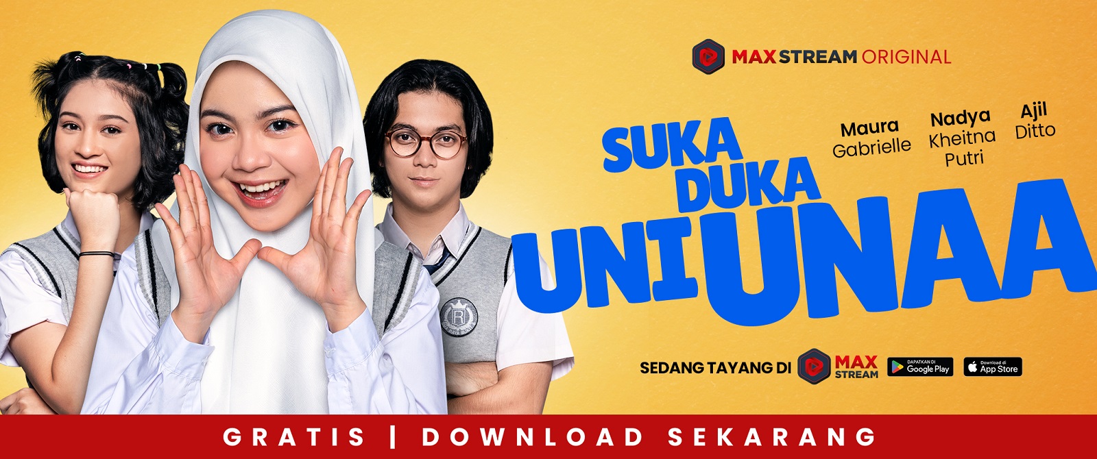 Read more about the article Rilis Film Orisinal “Suka Duka Uni Unaa”, Kolaborasi Telkomsel MAXstream dan Evos Esports Perkaya Konten Digital Kreatif Berlatar Belakang Industri Gim Tanah Air